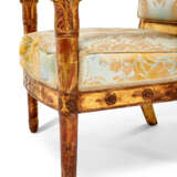 A PAIR OF IMPERIAL GILTWOOD FAUTEUILS - фото 5