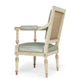 A SUITE OF ROYAL LOUIS XVI WHITE-PAINTED SEAT FURNITURE - фото 6
