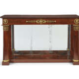 A PAIR OF EMPIRE ORMOLU-MOUNTED MAHOGANY CONSOLE TABLES - photo 3