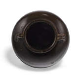 A SMALL BLACKISH-BROWN-GLAZED GLOBULAR JAR - photo 5
