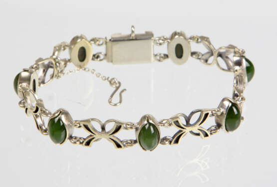 Jade Armband - Silber - фото 1