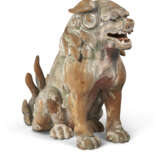 A PAINTED WOOD KOMAINU (GUARDIAN LION-DOG) - photo 2