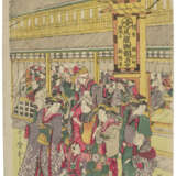 OKUMURA MASANOBU (1686-1764), TORII KIYOHIRO (ACT. 1737-1776) AND KITAGAWA UTAMARO II (D. CIRCA 1831) - Foto 2