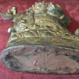 Mahakala (tibétain) Gilt-bronze Religious genre Tibet XVIIÈME /XVIIIÈME SIÈCLE - photo 3