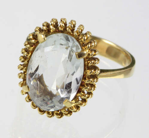 Aquamarin Ring - Gelbgold 585 - photo 1