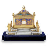 A VICTORIAN GOLD, SILVER AND ENAMEL FREEDOM CASKET - photo 5