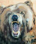 Daniel Heinz (geb. 2001). Wandbild modern Grizzly