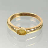 Citrin Ring - Gelbgold 585 - Foto 1