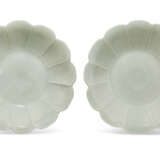 A PAIR OF SMALL QINGBAI FLORIFORM DISHES - photo 1