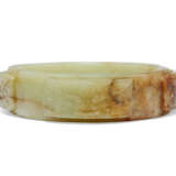 A YELLOW JADE ARCHAISTIC CYLINDRICAL CARVING - photo 3