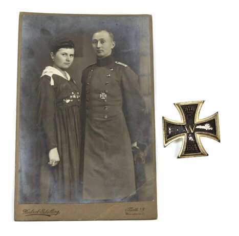 Eisernes Kreuz 1. Klasse 1914 u. Foto - photo 1