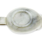 A GREYISH-WHITE JADE POURING VESSEL - photo 7