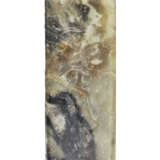 A MOTTLED BLACKISH-BEIGE AND WHITE SOAPSTONE SEAL - фото 2
