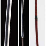 A NAGAMAKI AND A RED LACQUER SCABBARD - photo 1