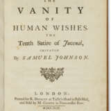 The Vanity of Human Wishes, the Isham-Grant-Foote-Martin copy - фото 1