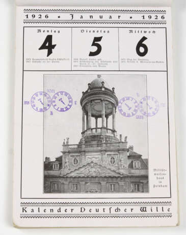 Kalender Deutscher Wille 1926 - фото 2