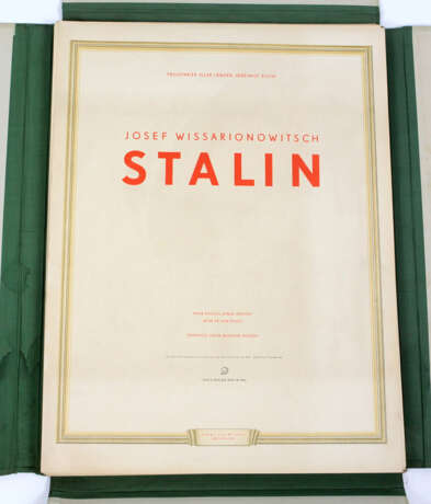 seltenes Stalin Album des ZK der SED 1953 - photo 2