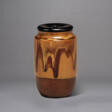 AN IMITATION-STONEWARE LACQUER TEA CADDY (CHAIRE) - Auction archive