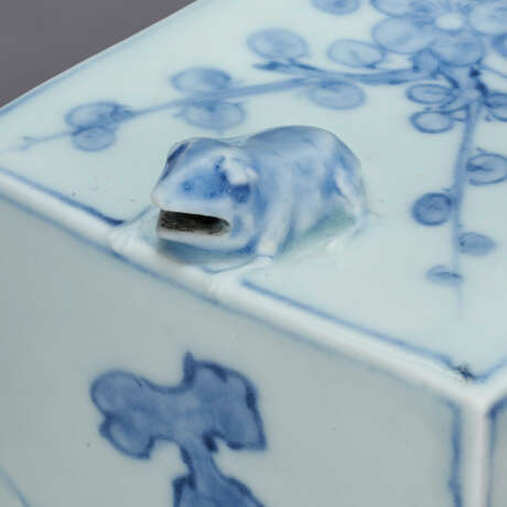 A BLUE-AND-WHITE SQUARE WATER DROPPER - photo 14