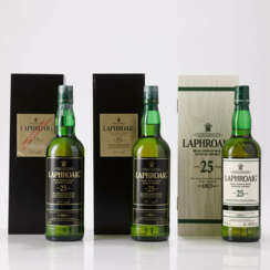 Mixed Laphroaig Cask Strength 25 Year Old 