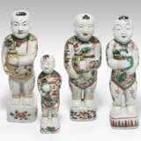 Lot: 4 Figuren von Glücksgöttern, Hehe Erxian - photo 1