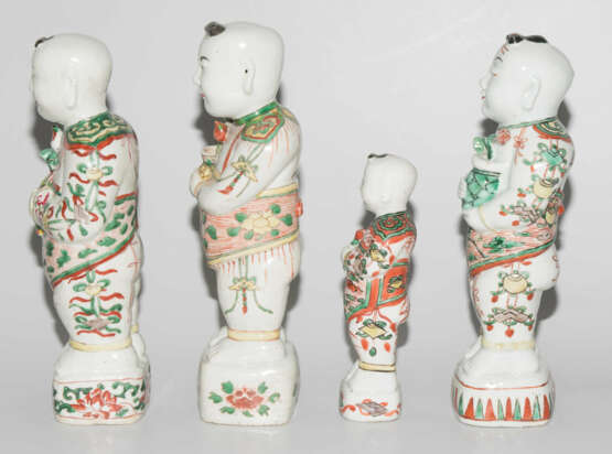 Lot: 4 Figuren von Glücksgöttern, Hehe Erxian - photo 3