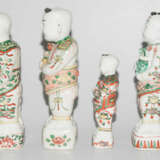 Lot: 4 Figuren von Glücksgöttern, Hehe Erxian - photo 3