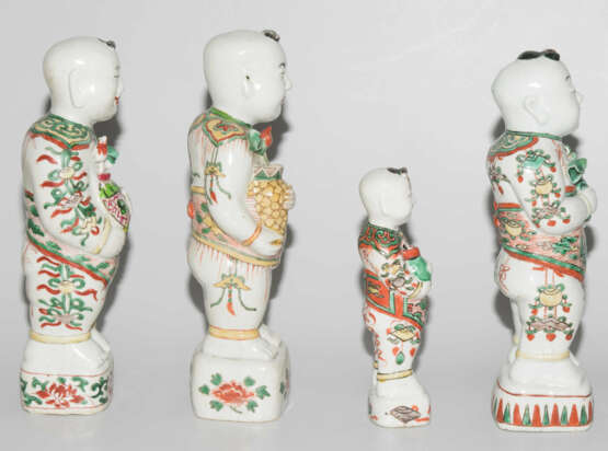 Lot: 4 Figuren von Glücksgöttern, Hehe Erxian - photo 5