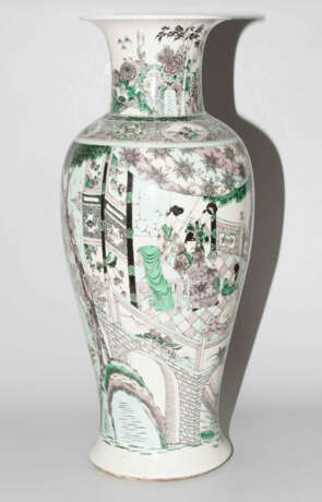 Famille verte Biscuit-Vase - photo 5