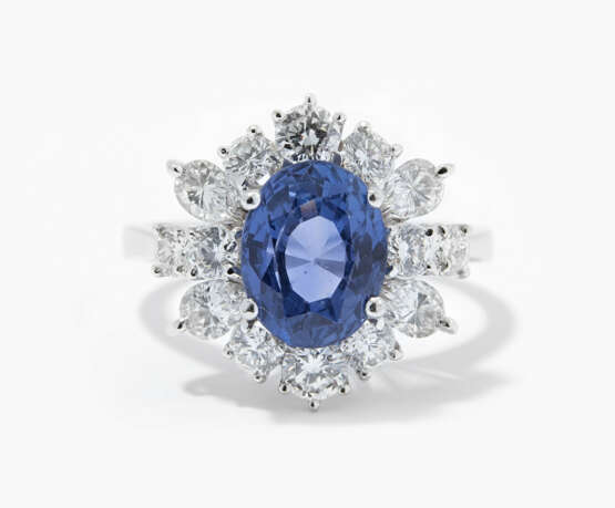 Saphir-Diamant-Ring - photo 1