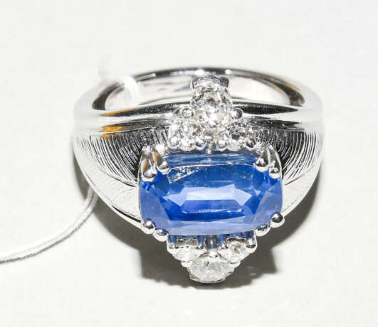 Saphir-Brillant-Ring - Foto 2