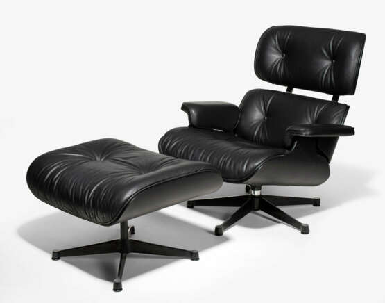Charles & Ray Eames, Lounge Chair "670" mit Ottoman "671" - Foto 1