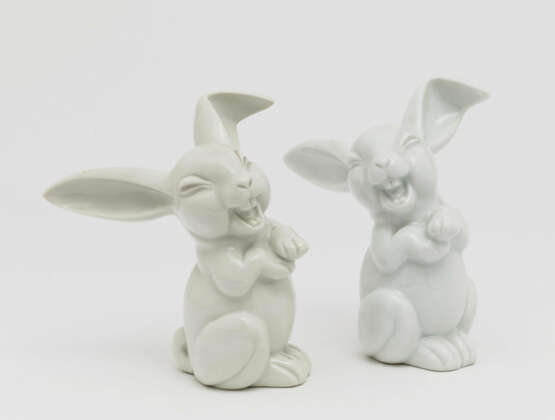Two laughing rabbits - photo 1