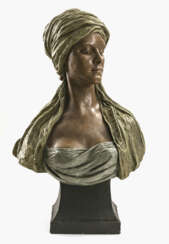 A large bust of a Bulgarian woman