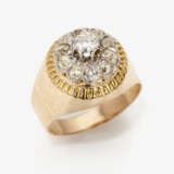 A historical ring decorated with a brilliant cut diamond and diamonds in historical cut form - photo 1