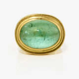 A green tourmaline ring - фото 2