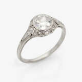 A ring with an old brilliant cut diamond - фото 1