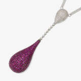 A Shorty necklace decorated with rubies and brilliant cut diamonds - photo 1