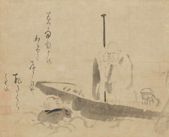 ATTRIBUTED TO MATSUO BASHO (1644-1694) - Foto 1