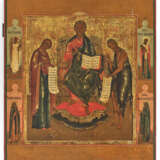 A deesis with four saints depicted on the borders - Foto 1