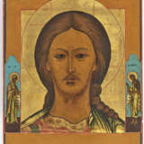 Christ, ''the fierce eye'' with two saints depicted on the borders - photo 1