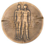 Höchst selten! Bronzefarbene Medaille der XX. Olympiade München 1972, - photo 8