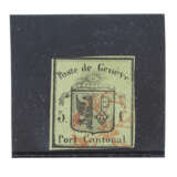 Schweiz - Kanton Genf 5 Cent 1845, Michel Nr. 3, gestempelt - photo 1
