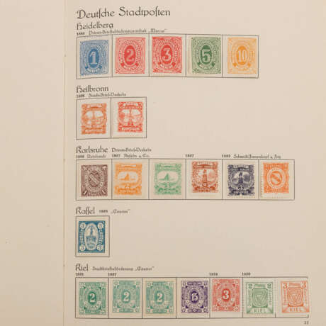 Deutsche Stadtpost 1898 - 1899 - Foto 2