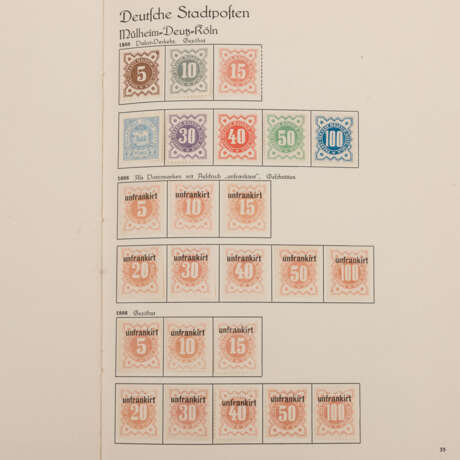 Deutsche Stadtpost 1898 - 1899 - Foto 6