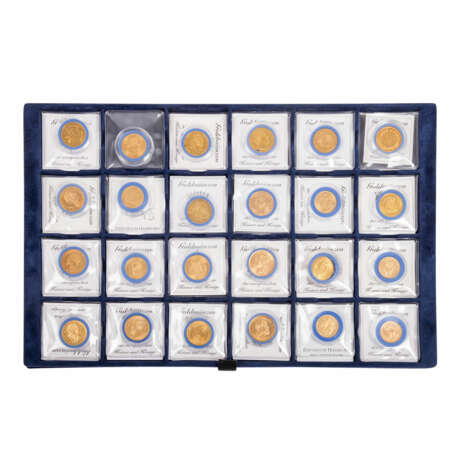 GOLDLOT - 54 x Goldmünzen der europäischen Kaiser und Könige. Insgesamt Gold fein ca. 293 g. - фото 4