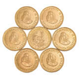 Südafrika / GOLD - 25 x 2 Rand, verschiedene Jahrgänge, Motiv Springbock, - Foto 2