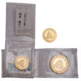 China/GOLD - Lot 3 Stück: 50 Yuan 2002 zu 1/10 oz., - фото 2