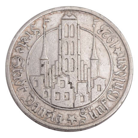 Freie Stadt Danzig - 5 Gulden 1923 Utrecht - Foto 2