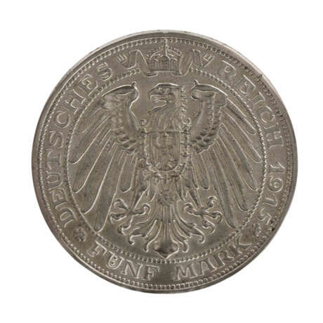 Deutsches Kaiserreich /SILBER - Mecklenburg-Schwerin, Friedrich Franz IV. Jaeger 89 - Foto 2